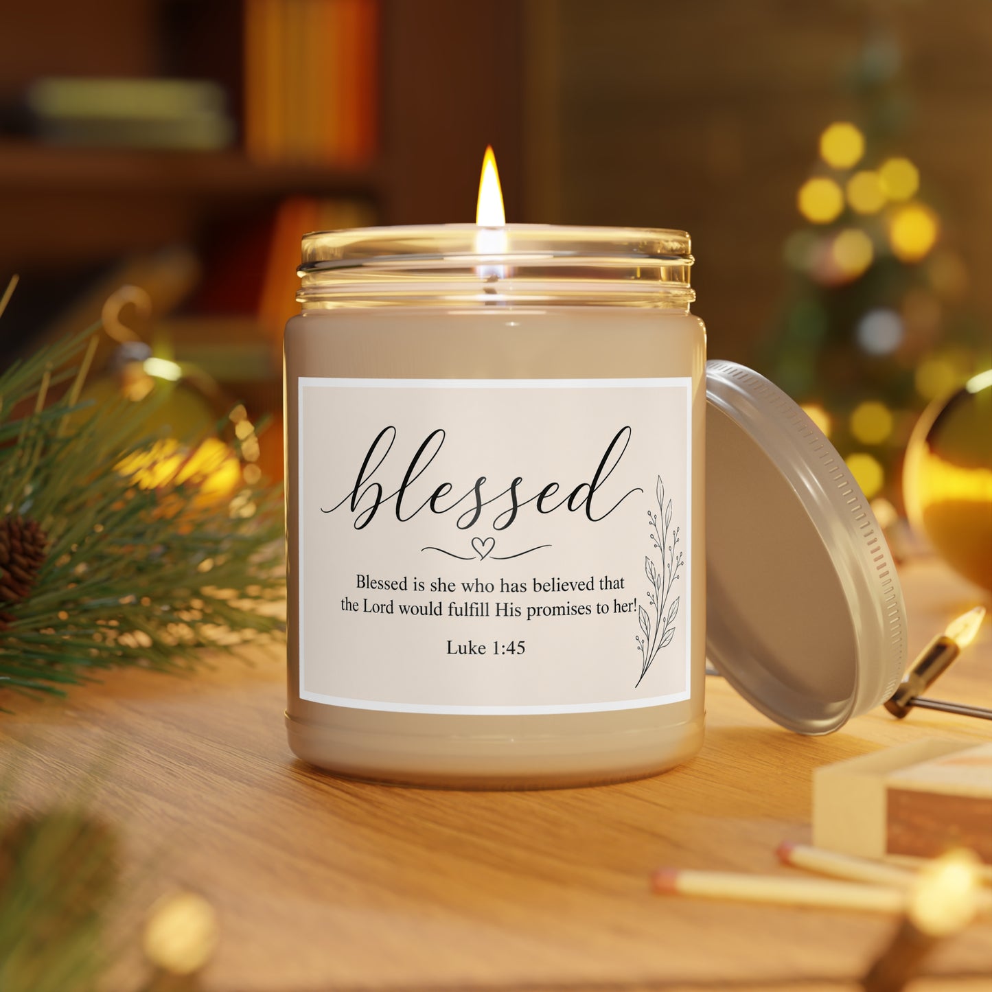 Blessed (Luke 1:45) - 9 Oz Soy Candle